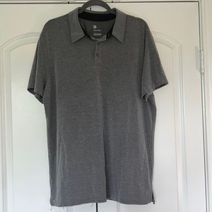 Grey men’s golf polo